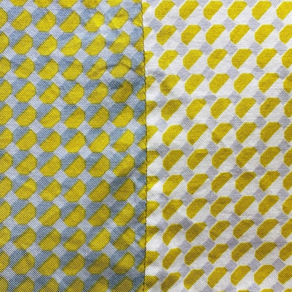 Boden Blouse Women's Size 12R Carey Yellow Geometric Long Sleeve Silk Boho Top - Picture 13 of 15